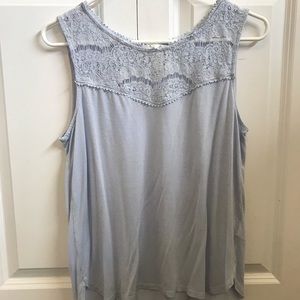 Lace tank top